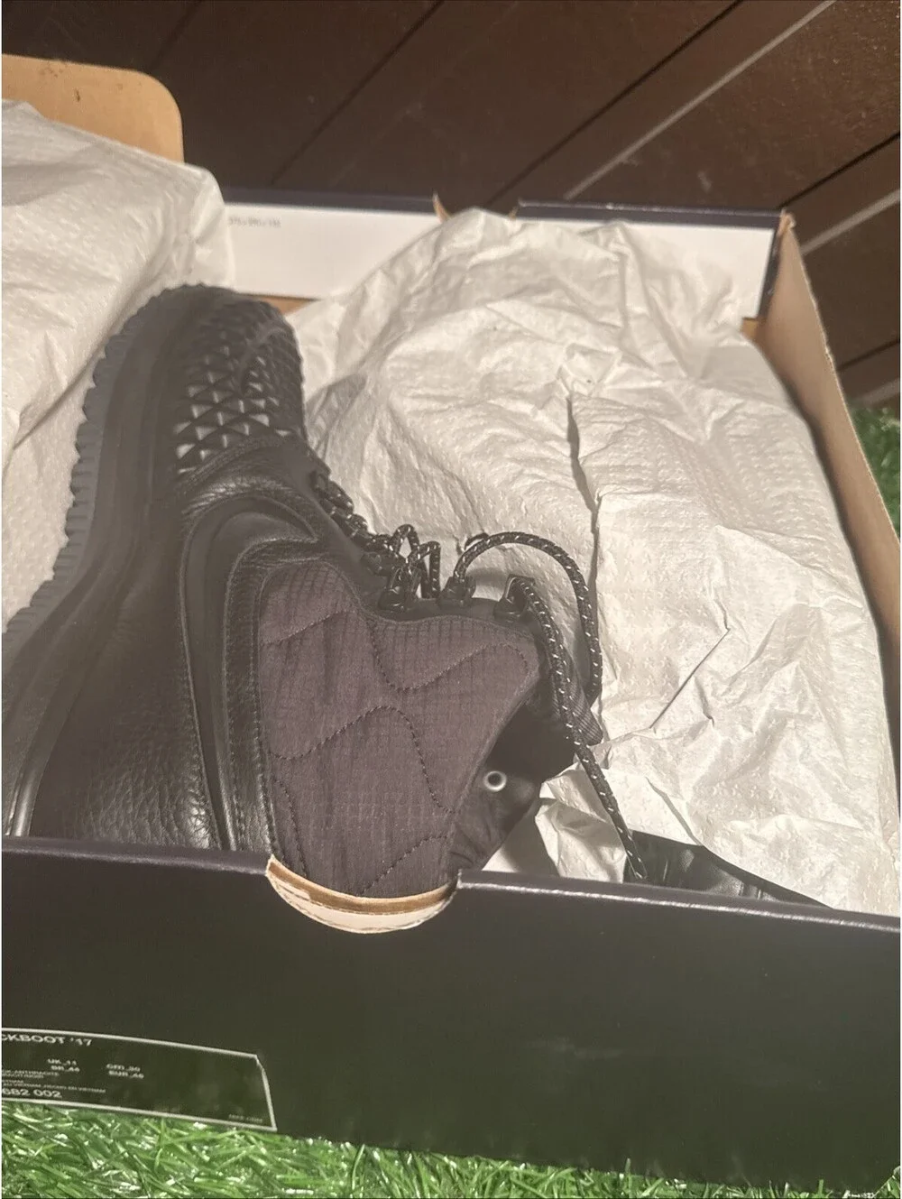 Size 12 - Nike Lunar Force 1 Duckboot 2017 Black VNDS OR DS?.? 916682-002
